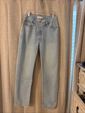 Abercrombie & Fitch Curve Love The Dad High Rise